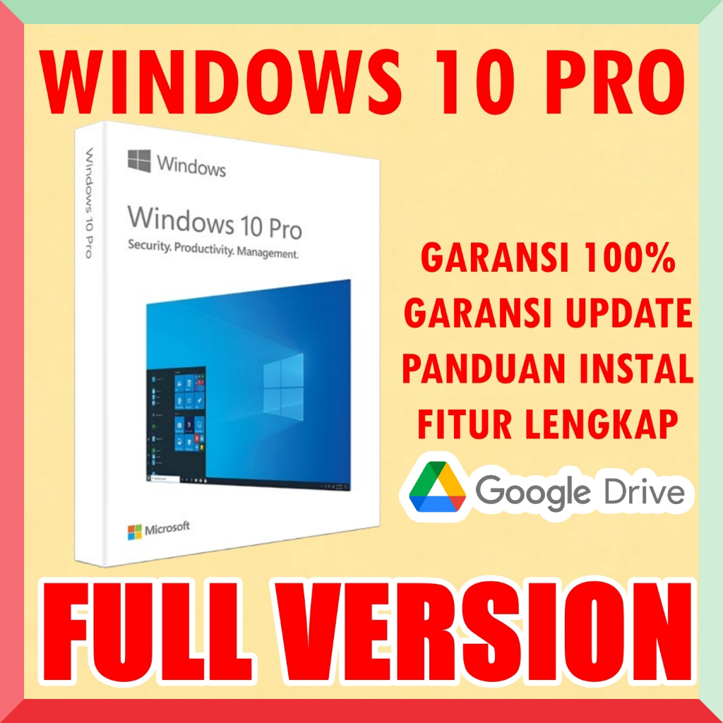 Windows 10 Pro Full Version panduan instal video mudah