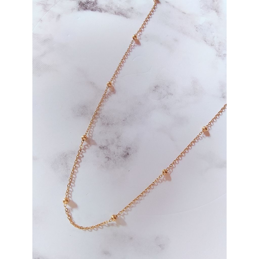 Kalung Rantai Jedar Emas Asli 1gram - Toko Sinar Mas