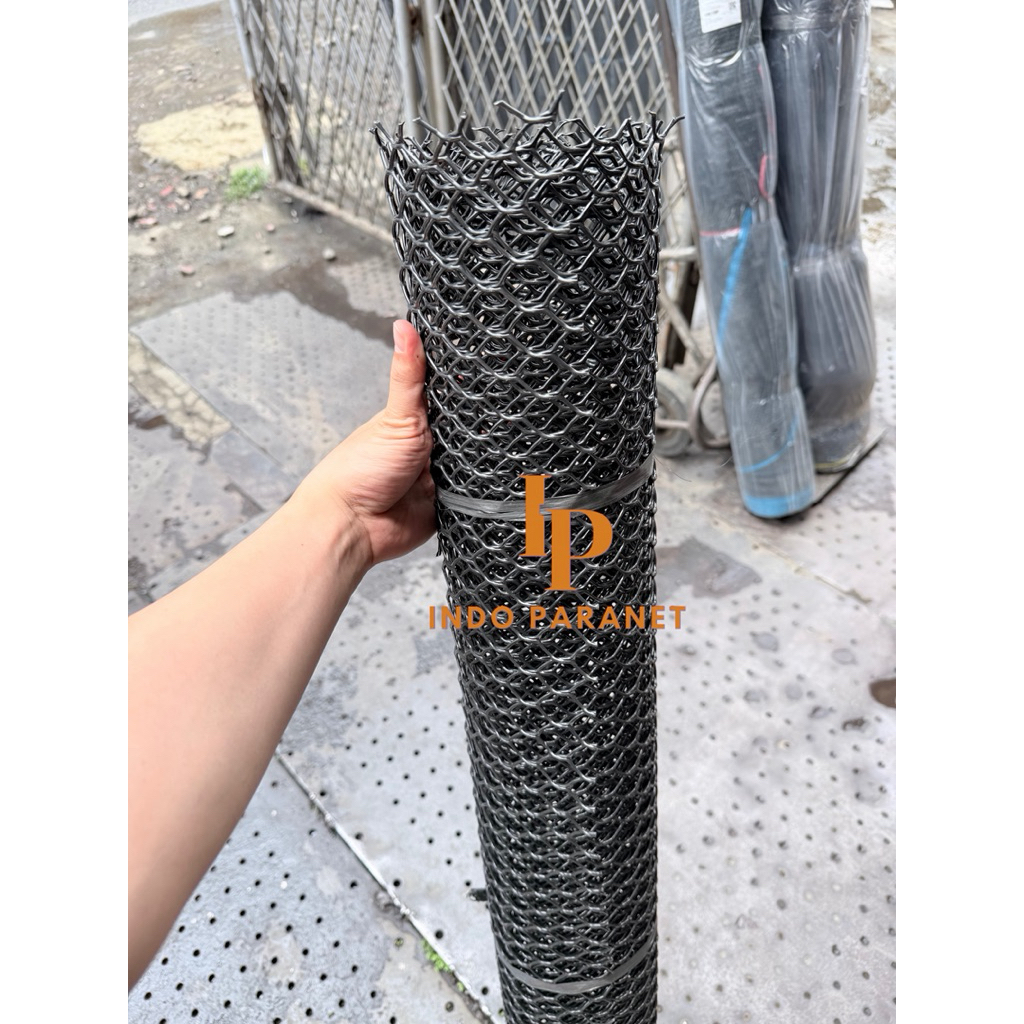 JARING 1,2 x 2,4 Meter RAM PAGAR KAWAT PLASTIK HDPE | TEBAL 4MM | LUBANG 2CM | KANDANG AYAM HEXAGONA
