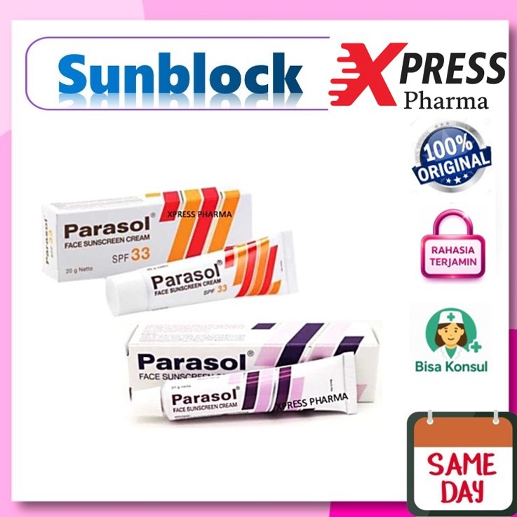 XPRESS  Parasol SPF 33 20 gr Cream Sunblock Sunscreen Sun Block Screen