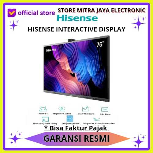 hisense 75WM6FE Layar Interaktif