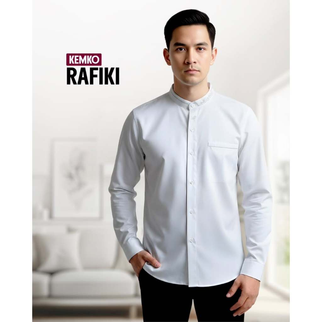 Kemko Rafiki | Kemeja Koko Rafiki | Koko Dewasa| Baju Koko Dewasa Terbaru | Baju koko  rabbani origi