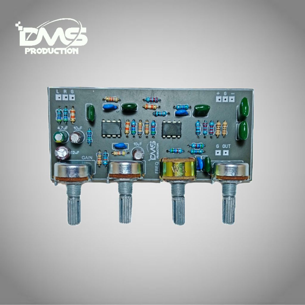 TONE CONTROL MIDHIGH IC JRC 4558 12-15 V CT