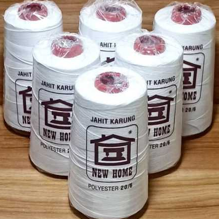 BENANG JAHIT KARUNG/ NEW HOME | PER ROL BENANG KARUNG / BENANG JAHIT KARUNG