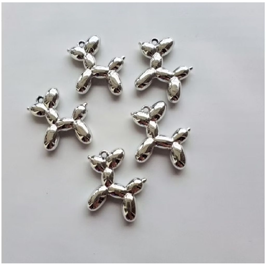 Manik Mote Pudel Poodle Silver Chrome BX