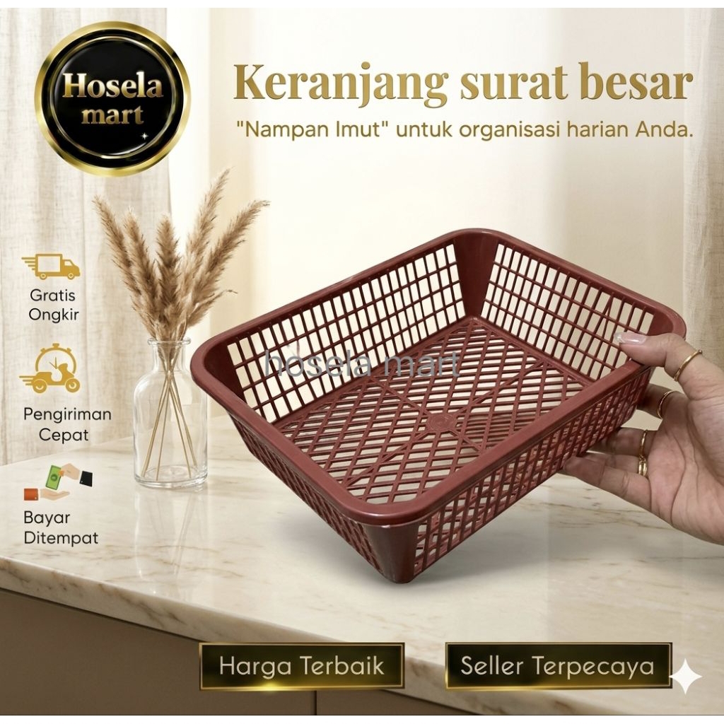 Keranjang surat besar / keranjang plastik
