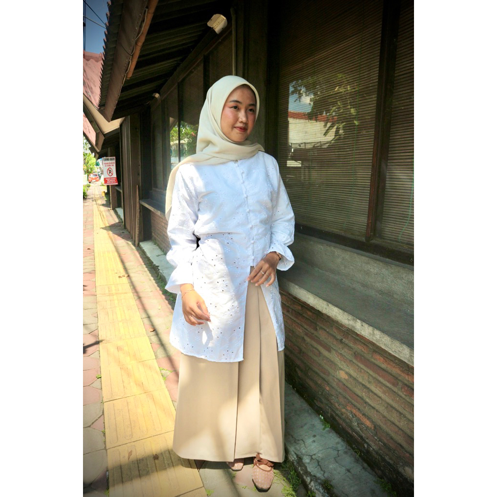 Fitria Tunik Katbol Premiun - Outfit Wanita  Tunik Kondangan Lebaran