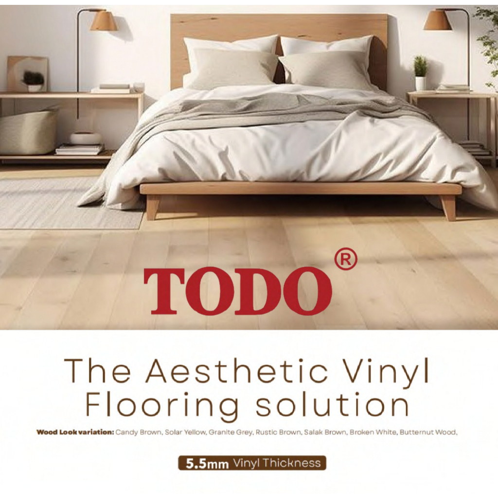 Todo Spc Flooring Stone 5.5mm - Lantai Spc Click Stone