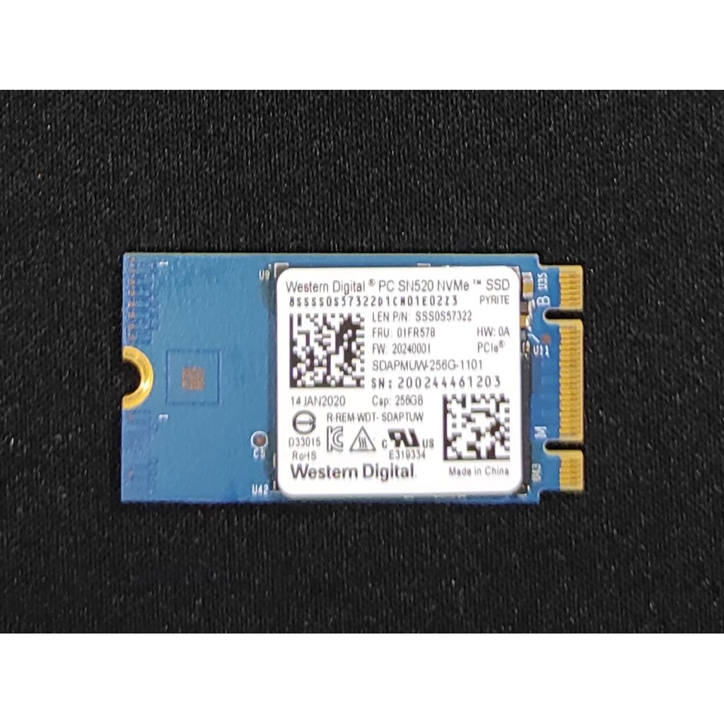 SSD M.2 2242 256GB WD PC SN520