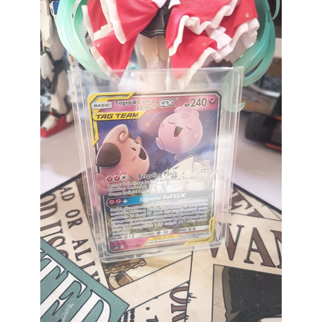 Tag Team : Togepi & Clefa & Igglybuff GX 117/205 RR - Pokemon TCG Indonesia