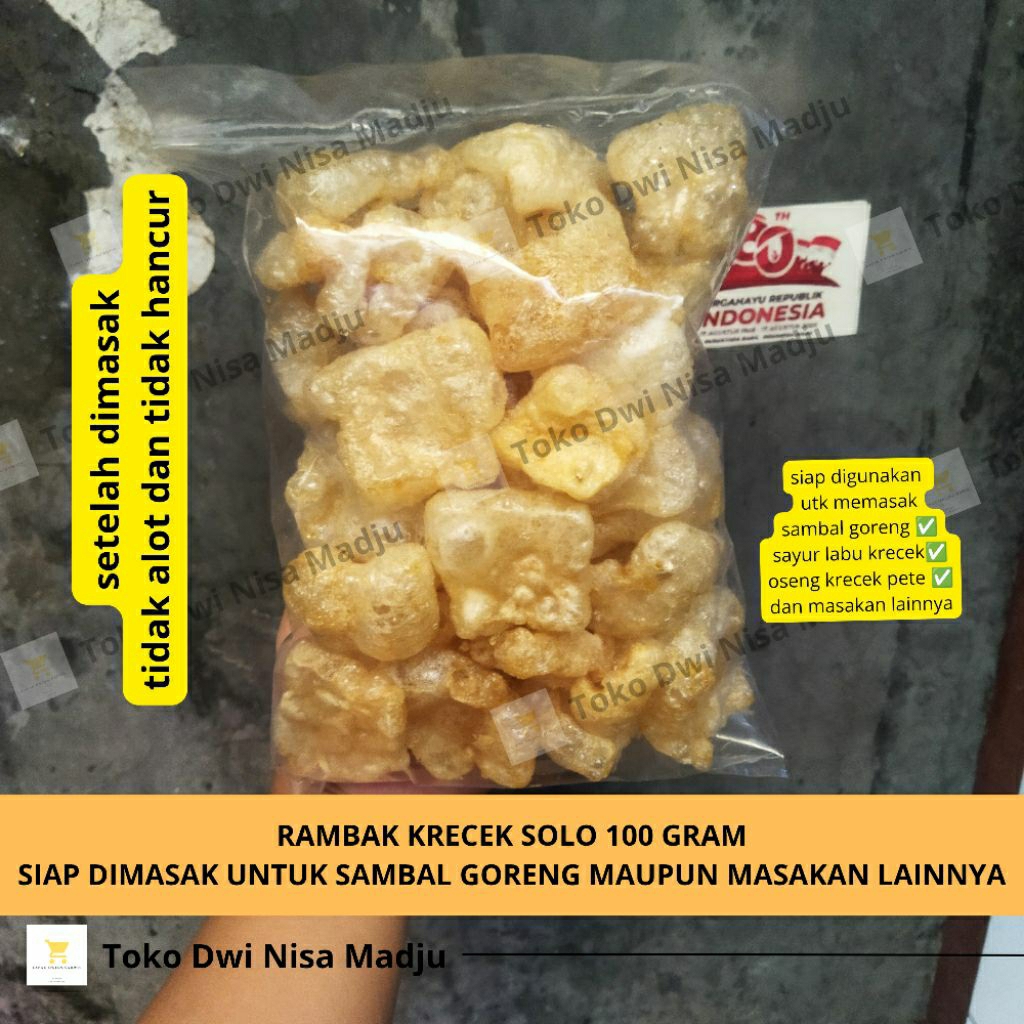 Rambak Krecek Solo / Krecek Sambel Goreng / Rambak Sayur / Rambak Krecek Sambel Goreng