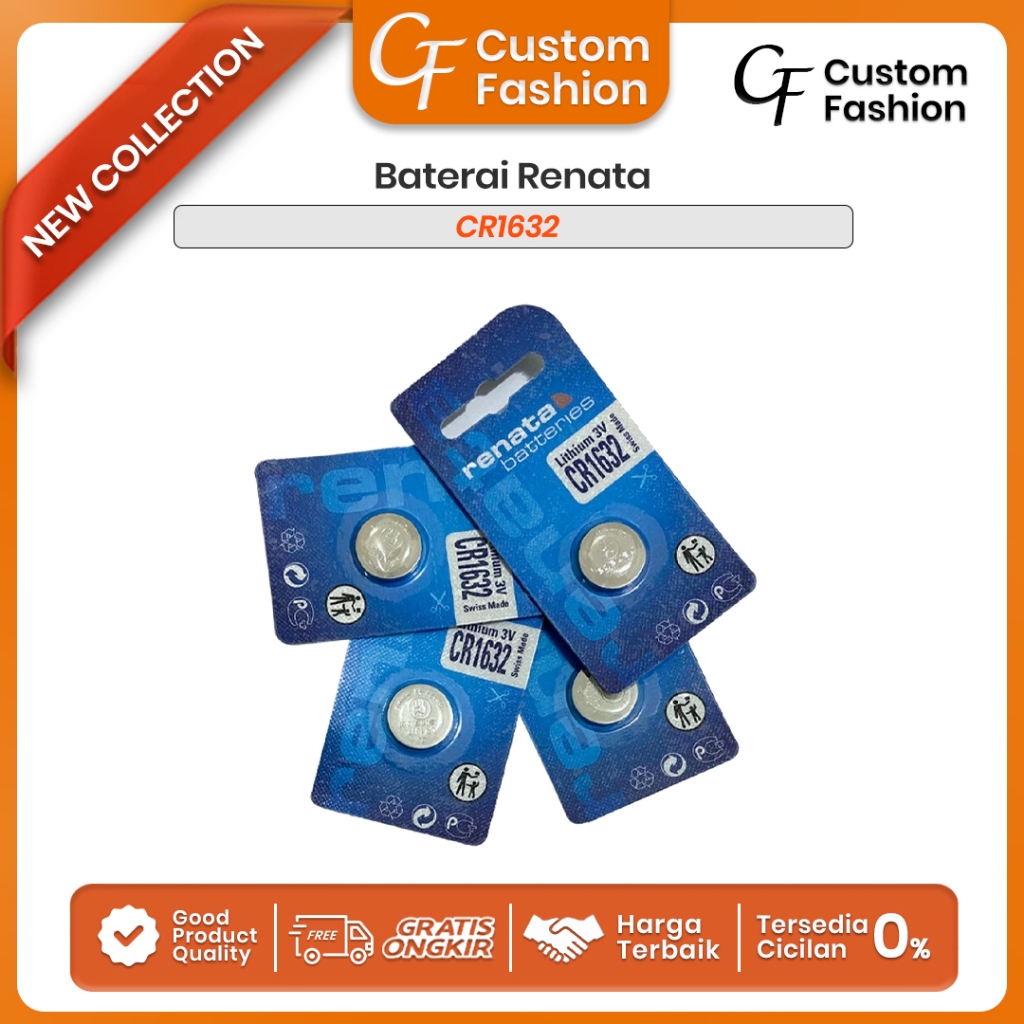 Baterai RENATA CR1632 CR 1632 Battery RENATA CR1632 CR 1632 Batre RENATA CR1632 CR 1632