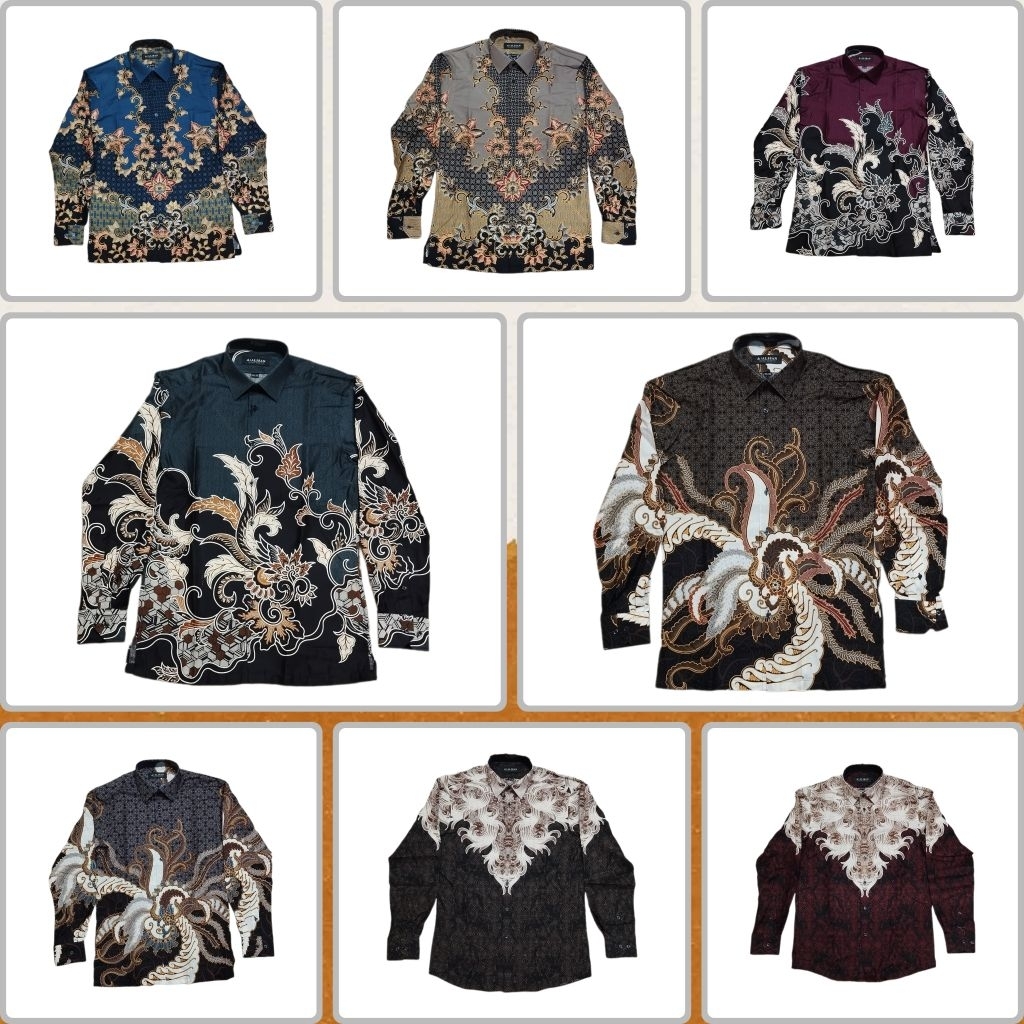 KEMEJA  BATIK ALISAN PANJANG/ALISAN ORIGINAL SLIM FIT