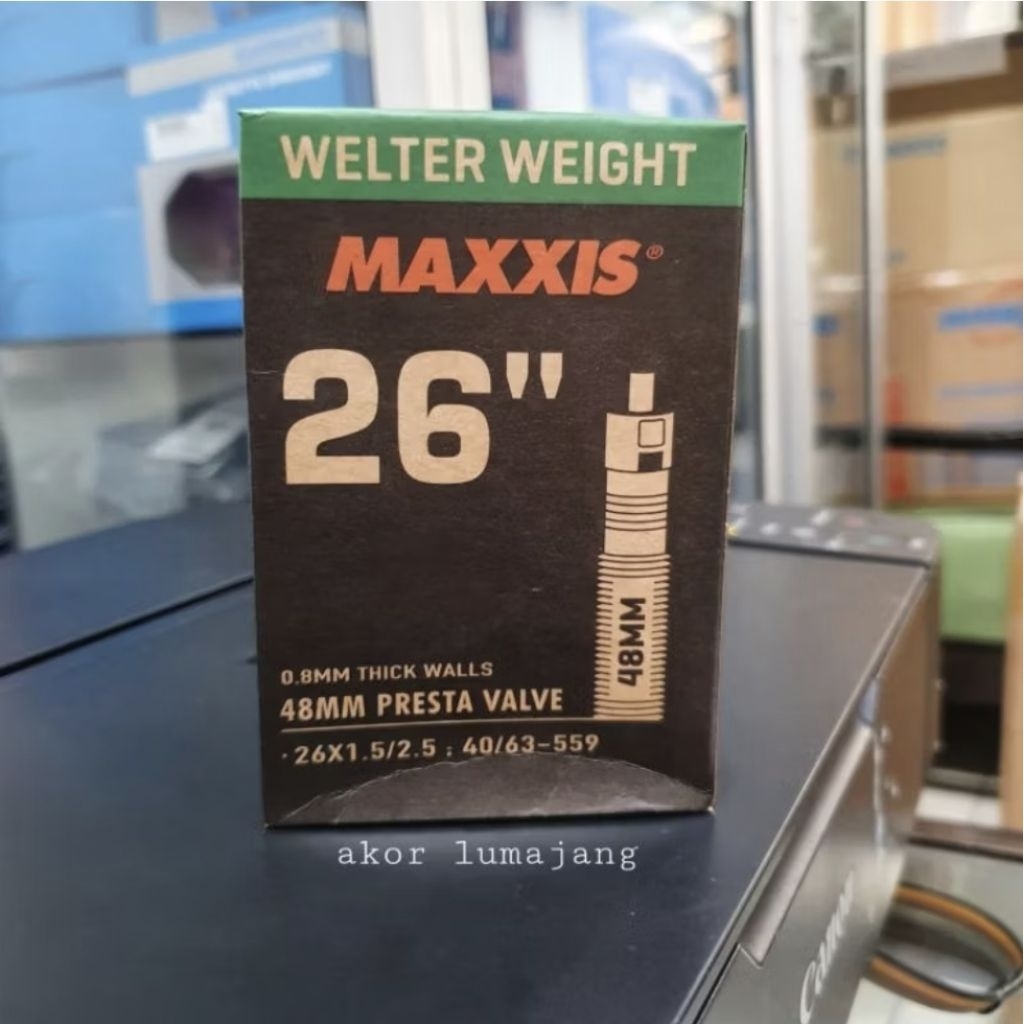 Ban dalam MTB tube maxxis 26 x 1.50/2.50 presta FV 48mm welter weight