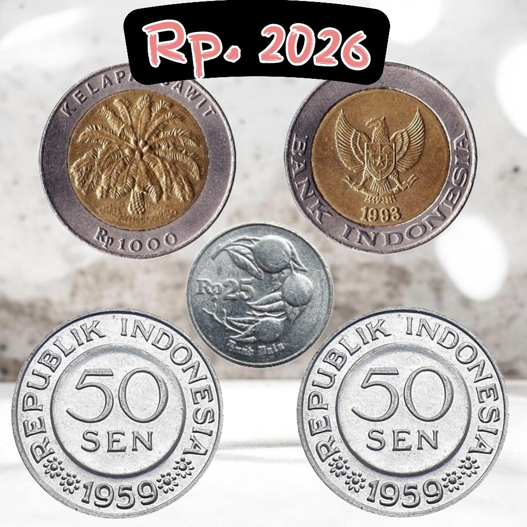 Uang Kuno Mahar 2026 Rupiah Original Asli untuk mahar nikah