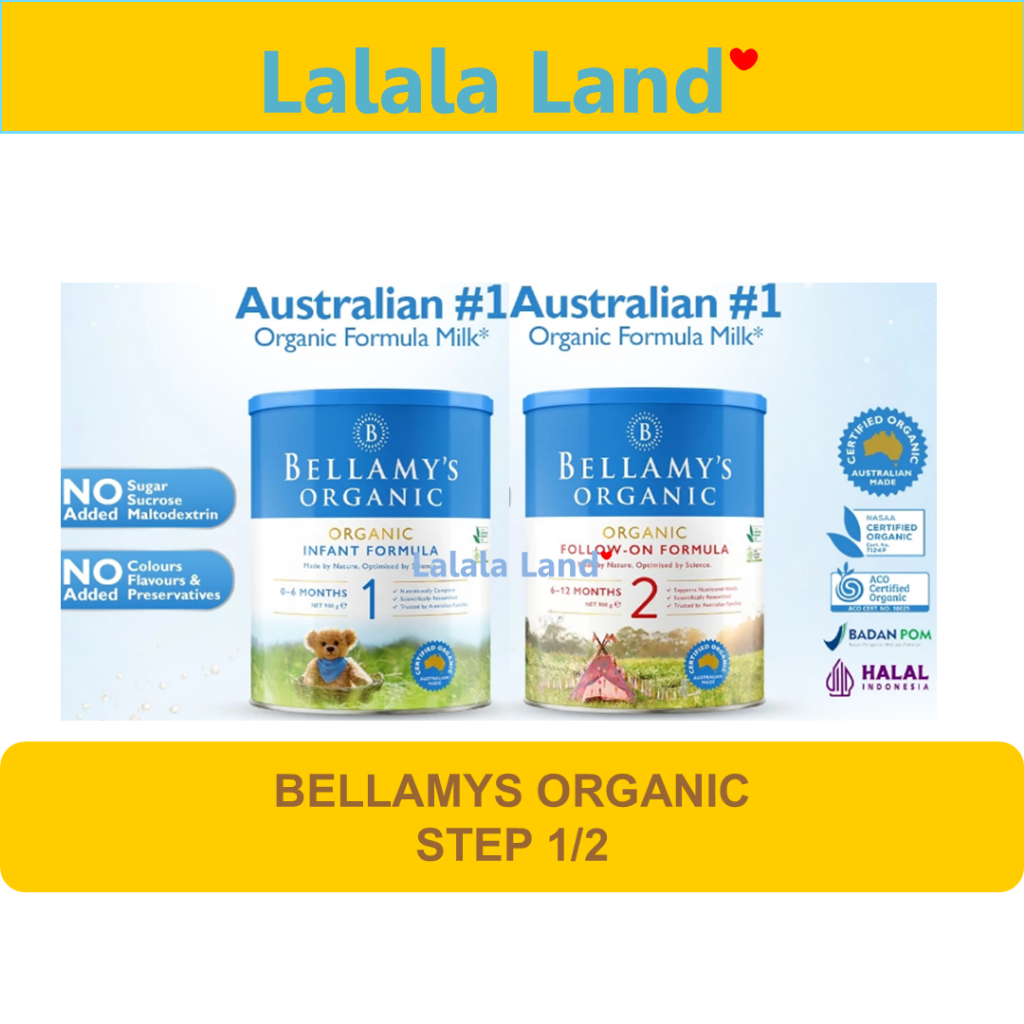 BELLAMYS ORGANIC STEP 1/2 900G