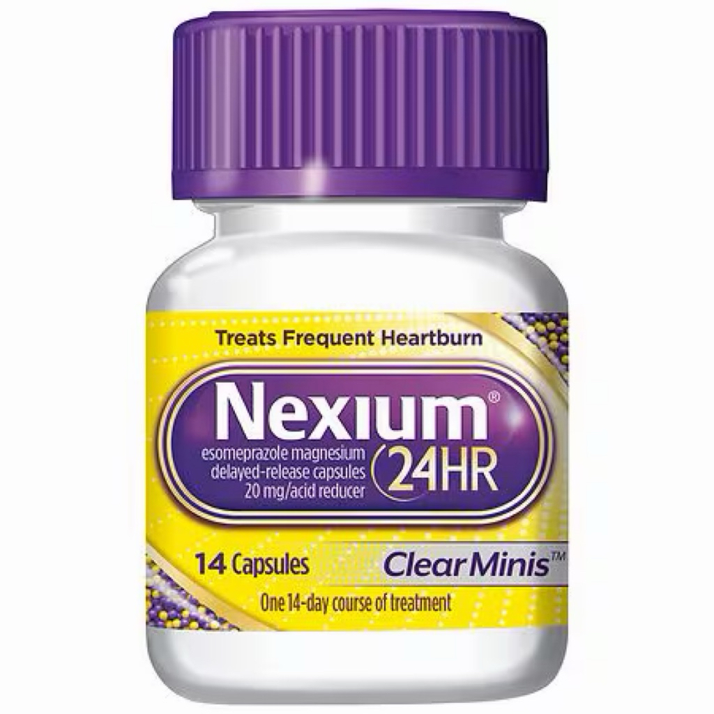 Nexium 24HR Clear Minis 14 Capsules Original Isi 14 Kapsul Obat Lambung (Exp 04/27)