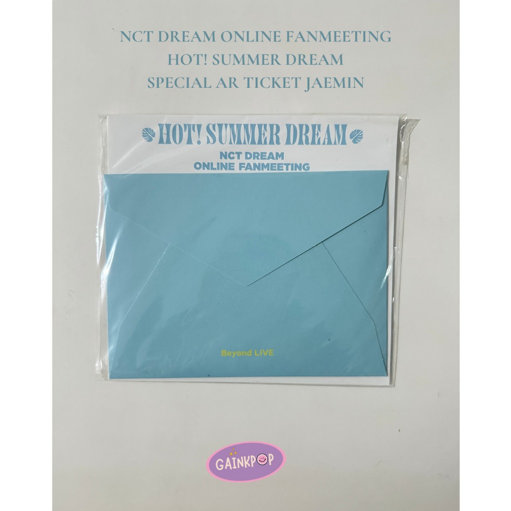 NCT DREAM Hot Summer Fanmeeting Official MD - Special AR Ticket Jaemin