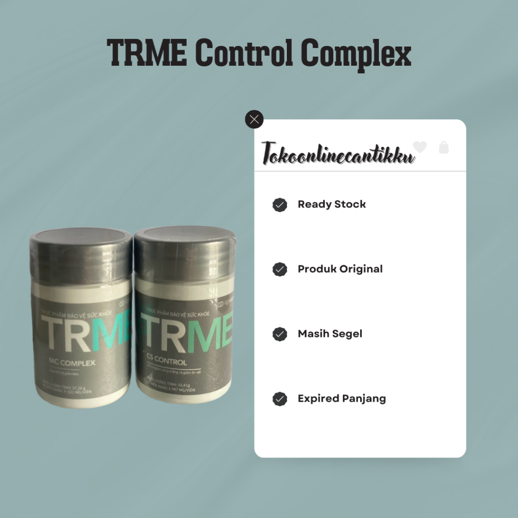 trmr control complex cc concom tws tr90 suplemen diet nu. skin pharmanex original