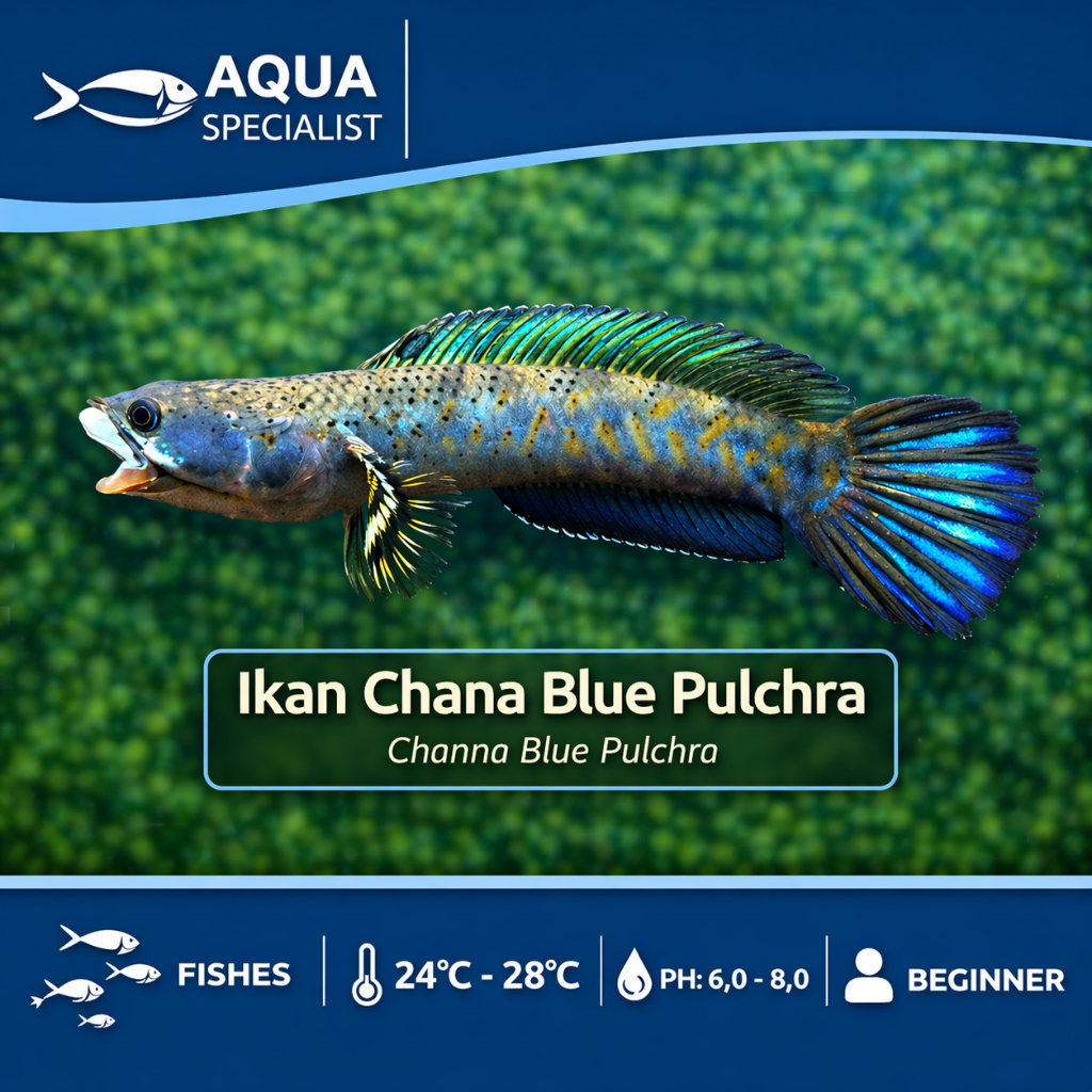 Jual Channa blue pulchra baby / Jual Channa pulchra baby bahan bagus
