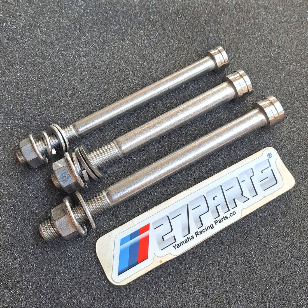BAUT ENGINE MOUNTING SET L STAINLESS MOTIF PROBOLT RX KING BAUT DUDUKAN MESIN L STAINLESS MOTIF RX K