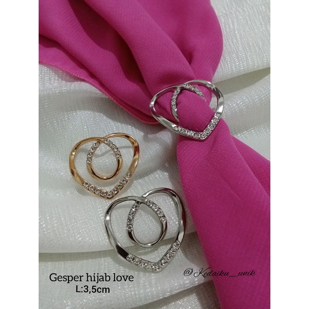 gesper hijab permata /ring jilbab/cincin jilbab