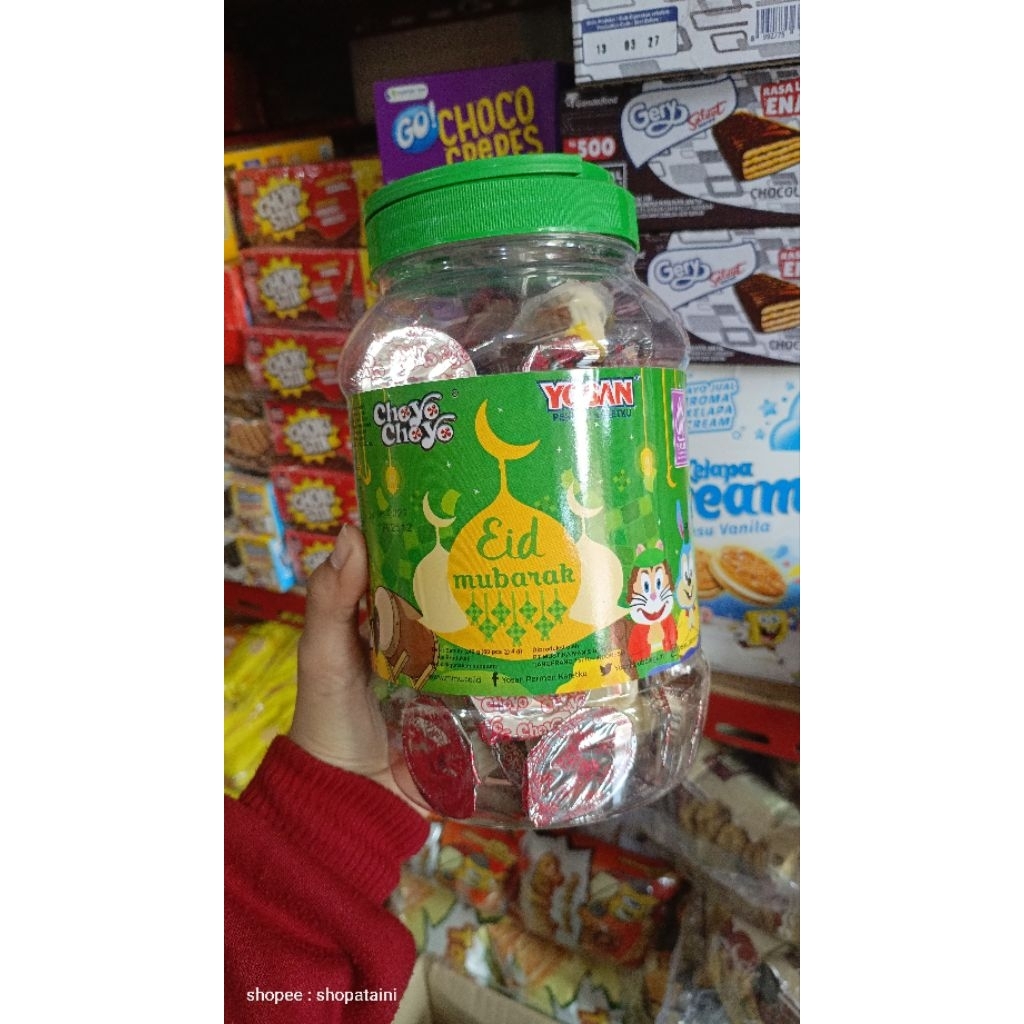 Cokelat Yosan Choyo Choyo Toples Isi 60 Cup