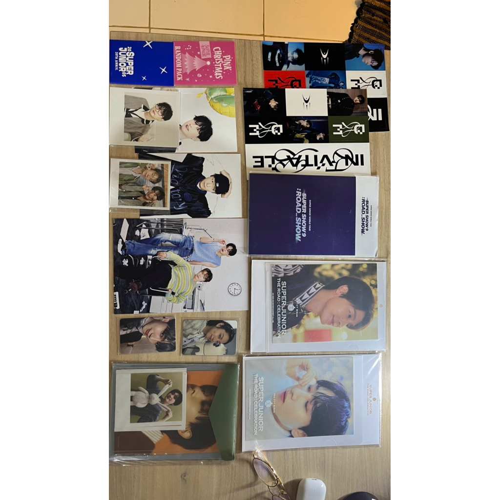 Super Junior Official Photocard PC Polaroid Postcard Heechul Shindong Yesung Eunhyuk Donghae