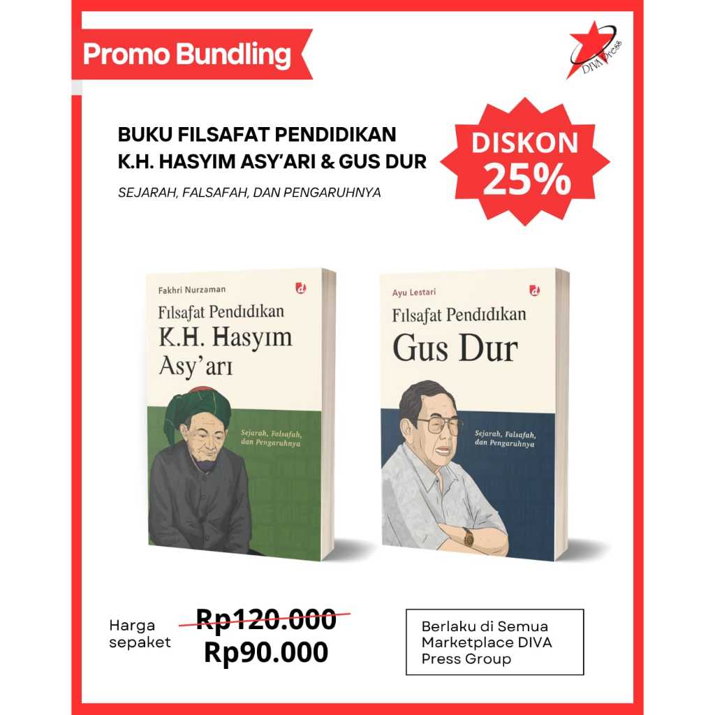 Basabasi - Paket Buku Filsafat Pendidikan KH Hasyim Asy'ari dan Gus Dur