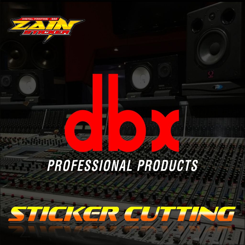 cutting sticker box hardcase sound system dbx