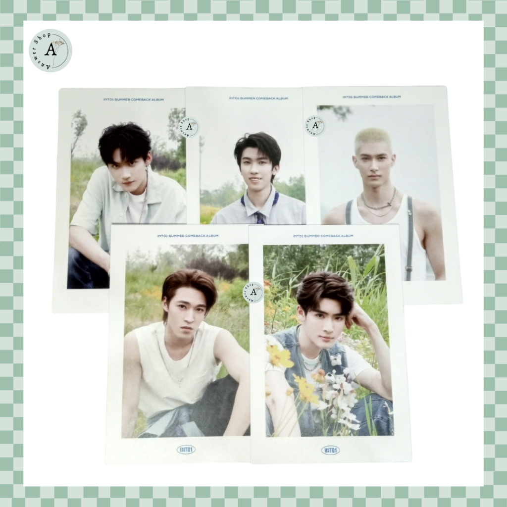INTO1 Postcard Album 2nd INTO The Clouds Santa Rikimaru Mika Linmo Zhou Keyu