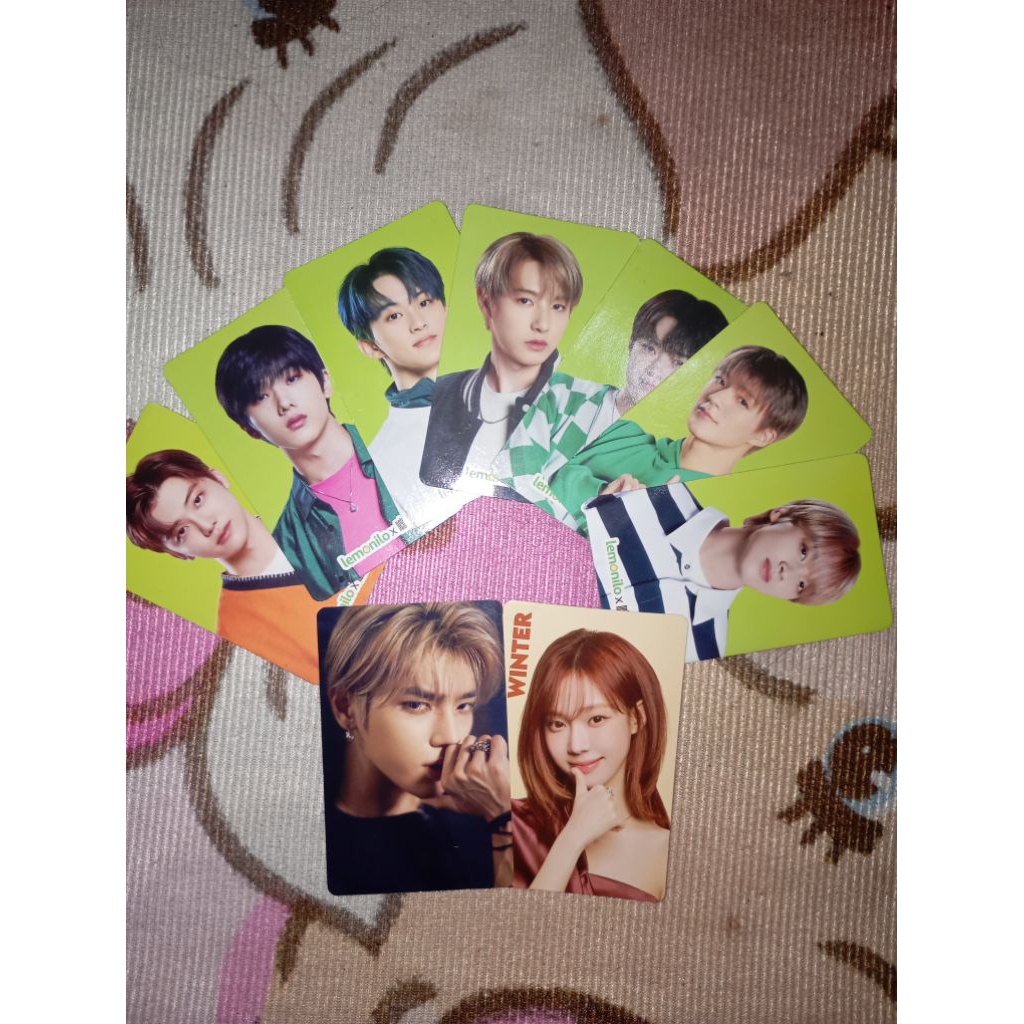 NCT 127 Sticker Taeyong, PC Winter Nabati, PC NCT Dream Lemonilo Full Set. Wts Koleksi pribadi (DM f