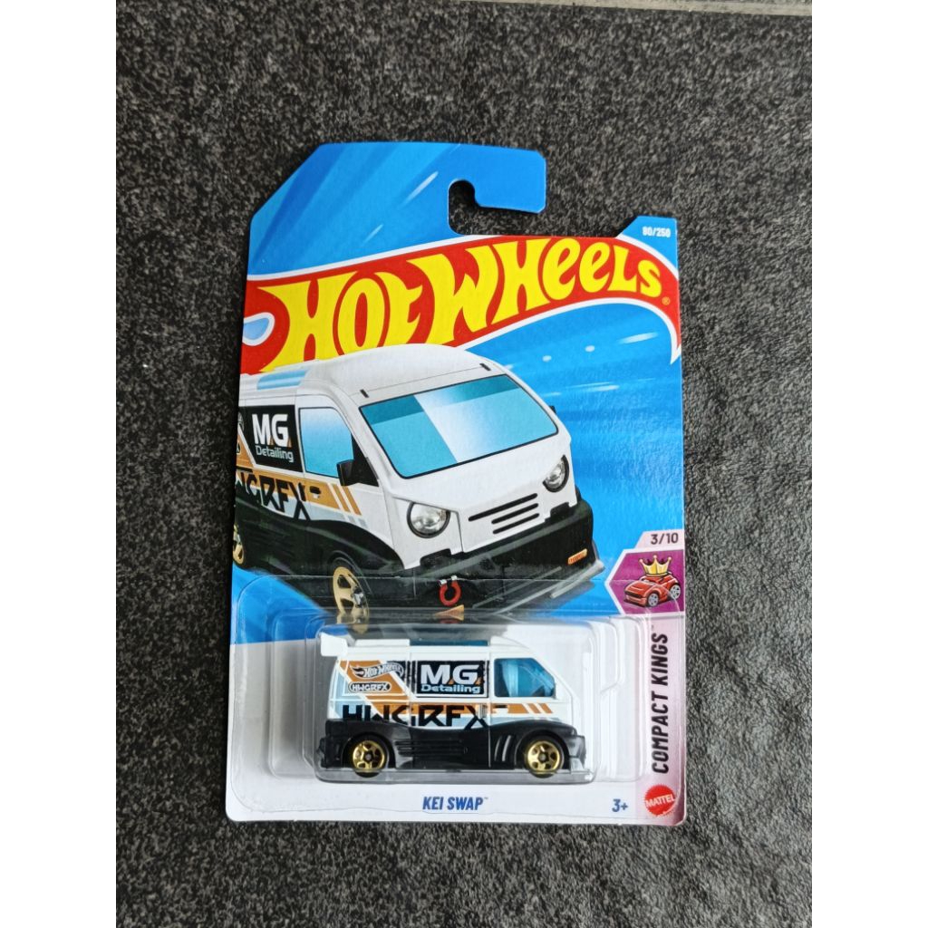 Hot wheels Kei swap van / mobil MBG putih hitam