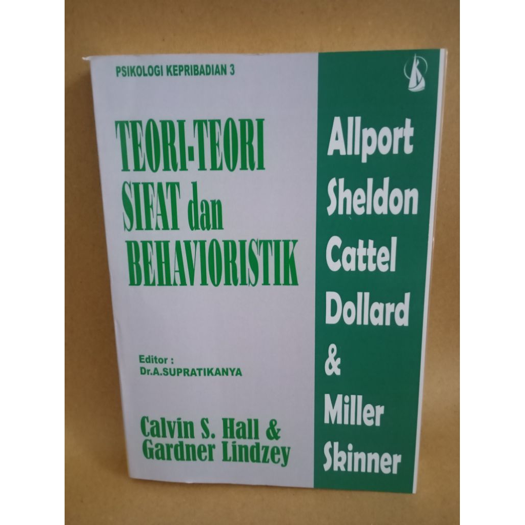 BUKU PSIKOLOGI KEPRIBADIAN 3 TEORI-TEORI SIFAT DAN BEHAVIORISTIK
