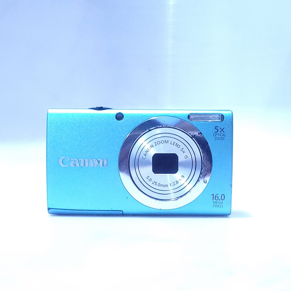 Canon Powershoot A2400 IS Camera Digital Digicam Camdig Pocket Saku Jadul