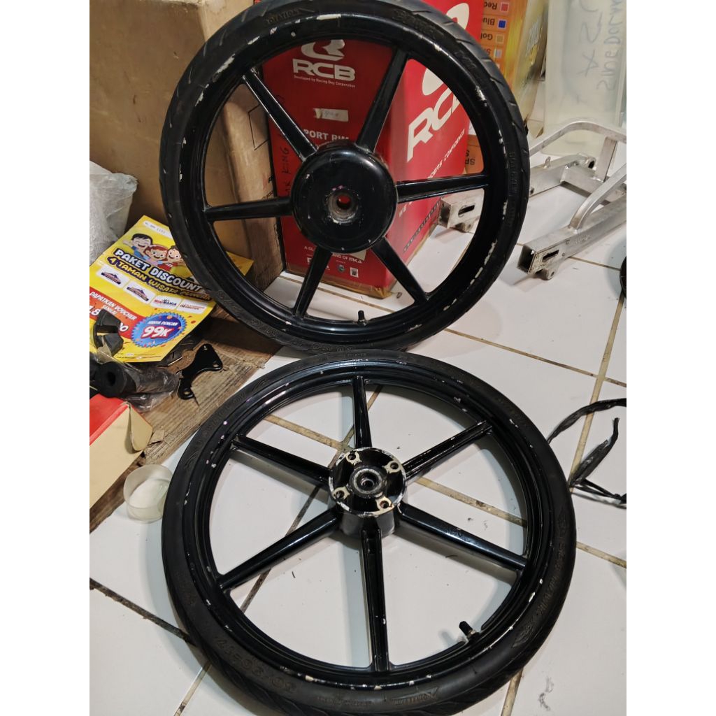 velg rossi palang 6 ring 17 pnp matic honda 110/all beat,all vario 110,spacy,genio,scoopy