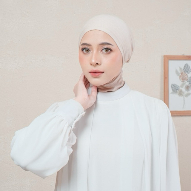 Alas Jilbab Wanita / Ciput / Inner Hijab Turki Bahan Adem
