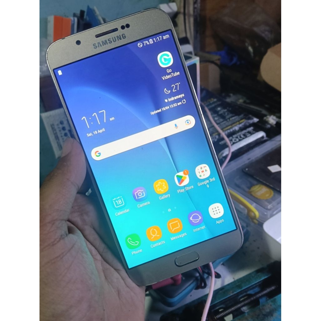 LCD SAMSUNG A8 2015 ( SM- A800F ) Ori Copotan tested