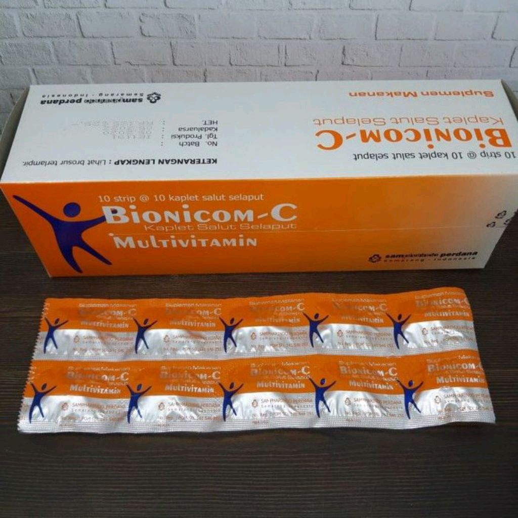 Vitamin Bionicom C asli suplemen makanan