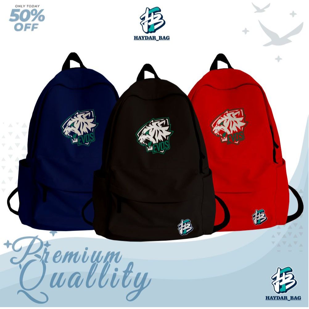 HB - [[ COD EVOS MOBILE LEGEND ]] TAS RANSEL SEKOLAH ANAK LAKI LAKI Tas Ransel Anak Sekolah EVOS Kek