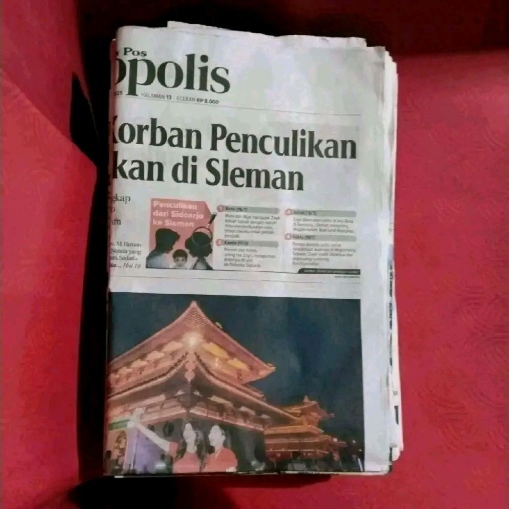 800 gram koran Jawa Pos bekas