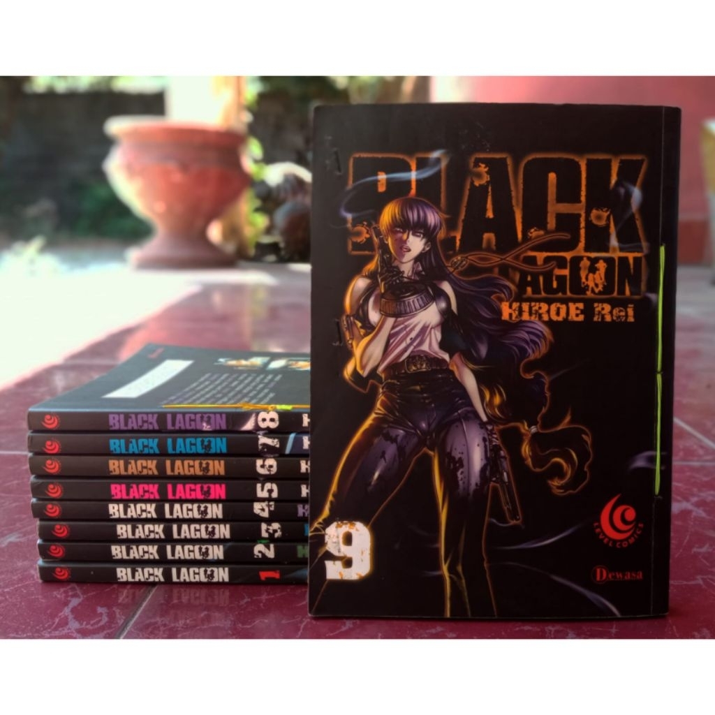 Paket komik Black Lagoon 1-9