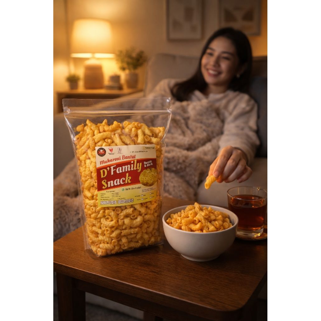 KRIUK KRIUK Makaroni bantat d'family snack 65 gr