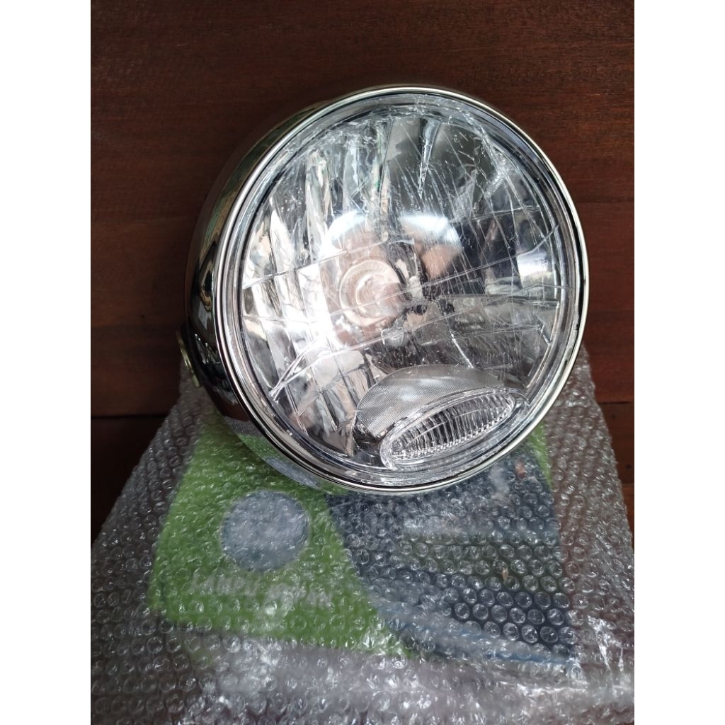 LAMPU DEPAN BULAT RX KING PEREDAM VIXION OLD SCORPIO Z