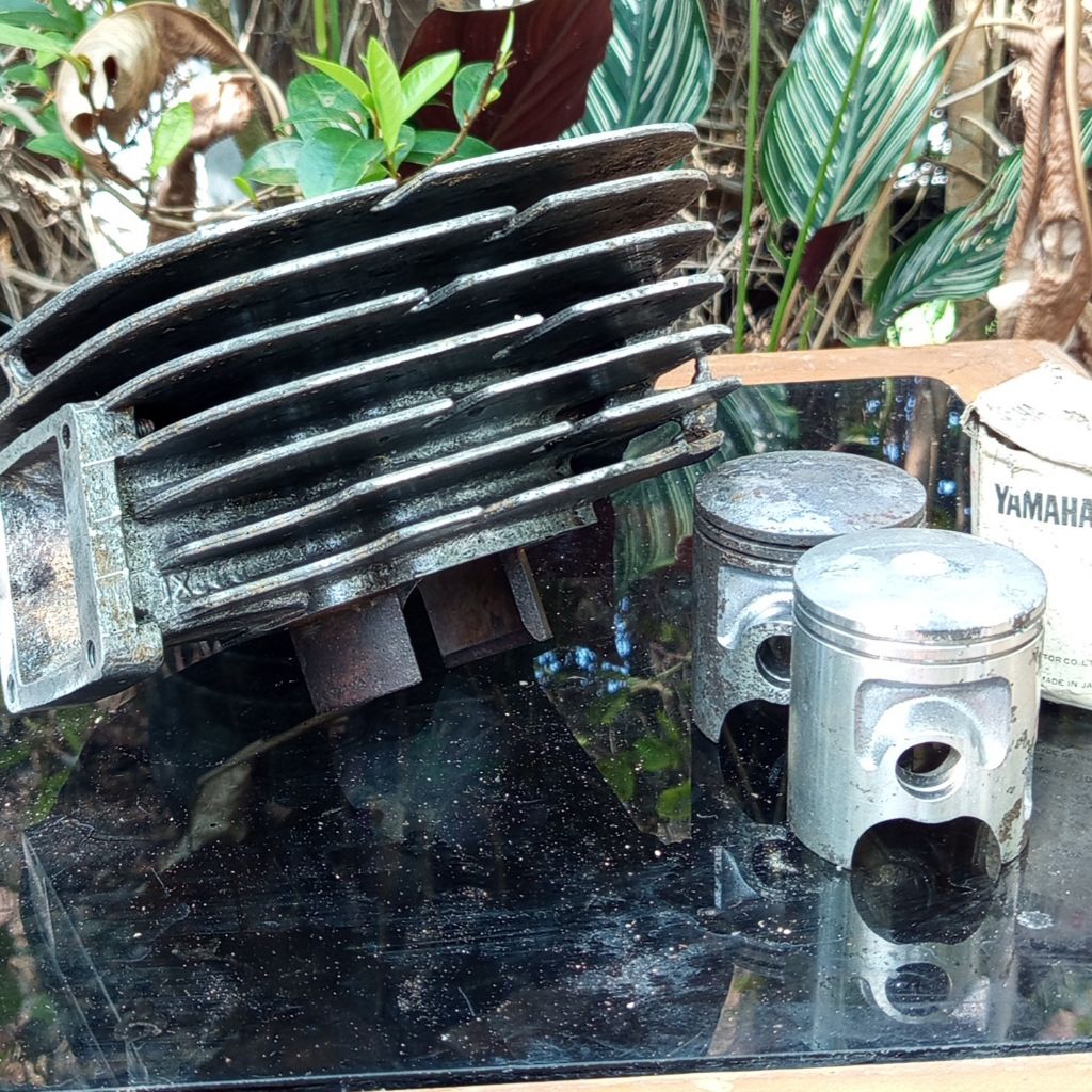 cylinder block blok Dt100 dt 100 OS 50 97cm³ merek tidak terdeteksi belum OB set piston OS 75