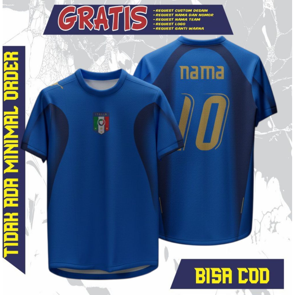 JERSEY ITALIA 2026 GRATIS REQUEST