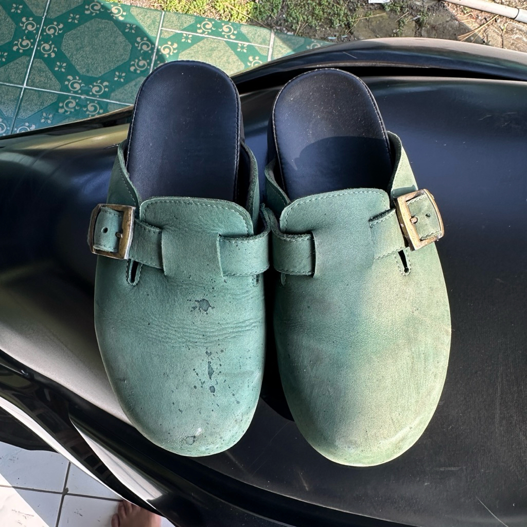 Nappa Milano Juno Olive Green size 41