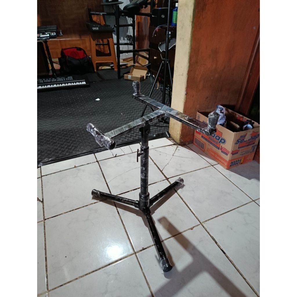 stand DTX bahan stainless cocok untuk kendang DKX rakitan