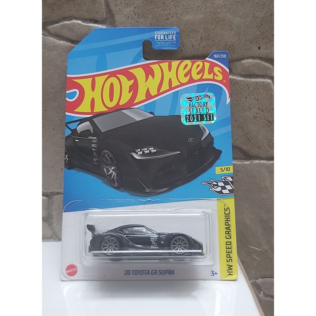 Hotwheels 20 Toyota GR Supra K-Mart (black) RARE Lot Factory Sealed 2021 FREE PROTECTOR