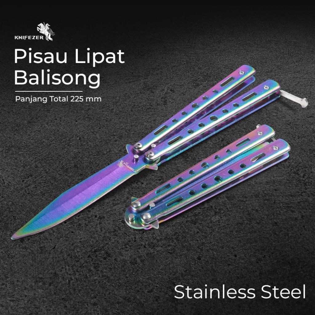 Knifezer pisau lipat balisong